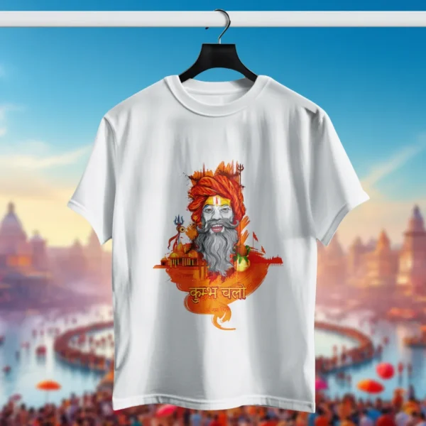 Chalo Kumbh T-shirt - kumbh 2025 Tshirts