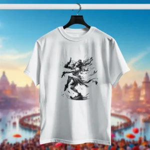 Shiva Tandava Artwork T-Shirt - Mahakumbh Tshirts 2025