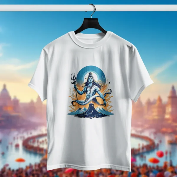 Yoga Shiva T-Shirt - Mahakumbh Tshirts 2025