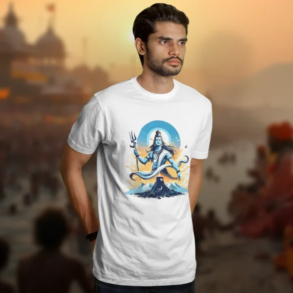 Yoga Shiva T-Shirt - Mahakumbh Tshirts 2025