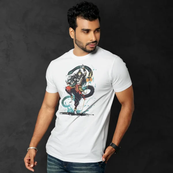 Shiva Tandava Dance T-Shirt - Mahakumbh Tshirts 2025