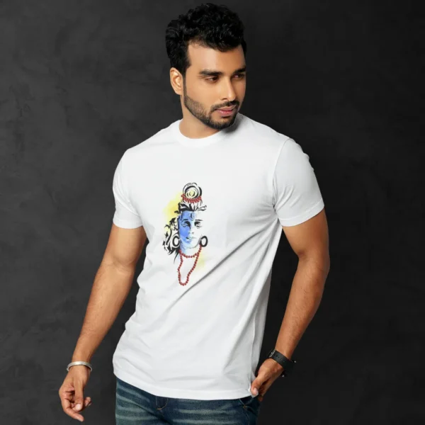 Yogi Face Graphic T-shirt - Mahakumbh Tshirts