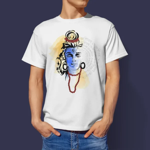 Yogi Face Graphic T-shirt - Mahakumbh Tshirts