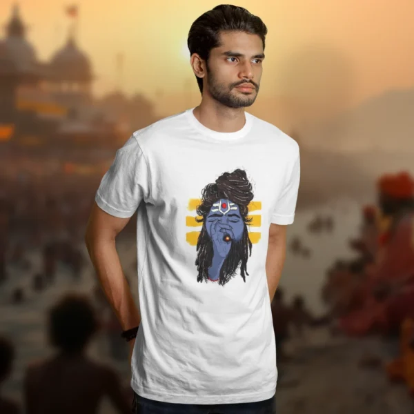 Shiva's Smoke Break T-Shirt- Mahakumbh tshirts