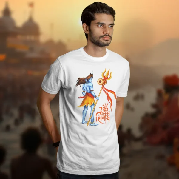 Om Namah Shivay Tshirt - Mahakumbh Tshirts 2025